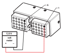 40 Way inverter connector Pin 1 to Pin 6