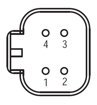 Deutsch 4-way OEM connector